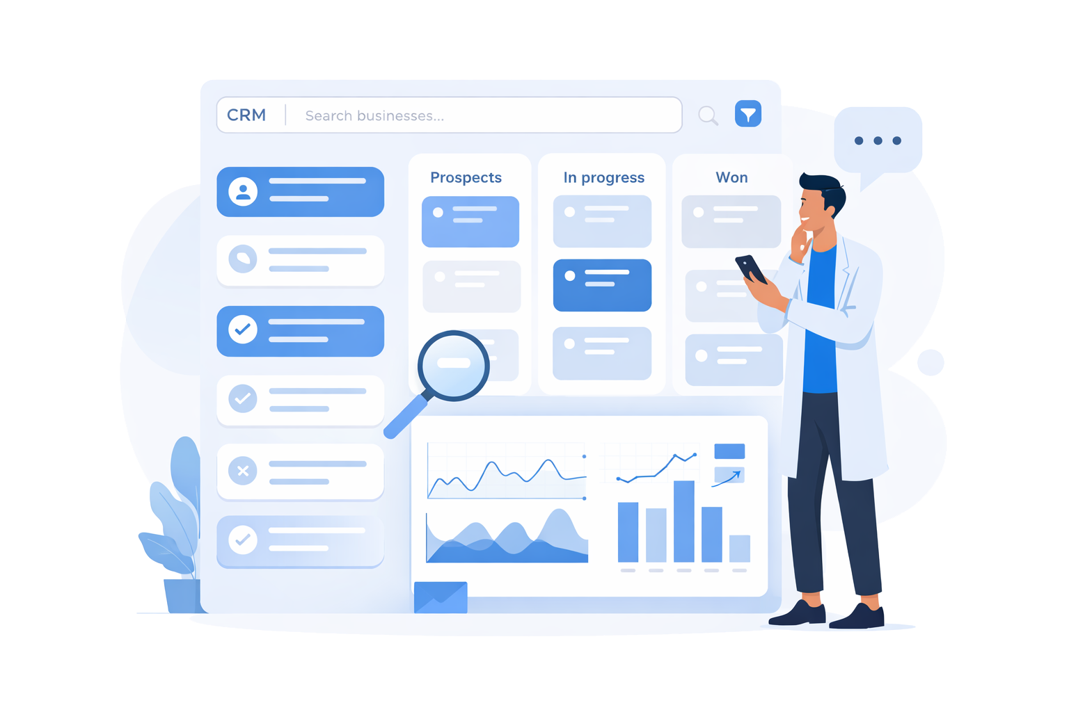 CRM illustration